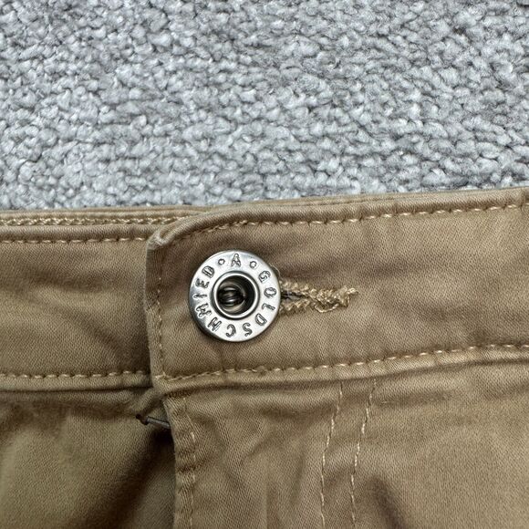 AG Adriano Goldschmied The Stilt Cigarette Pants Womens 28R Tan Khaki Straight - Picture 3 of 16